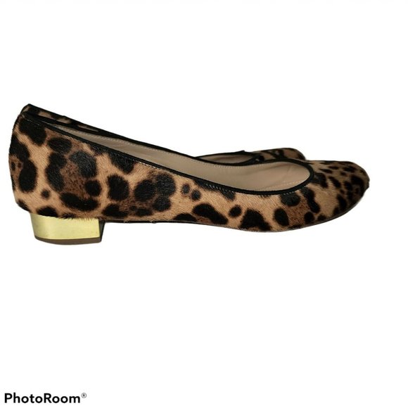 J. Crew Collection $298 Janey Cheetah Calf Hair    SB3 - Picture 6 of 12